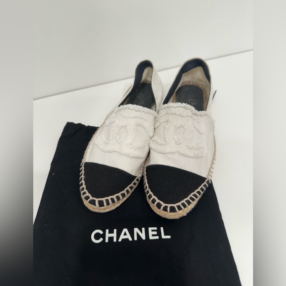 Chanel Canvas Espadrille // Size 35